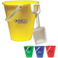 Assorted Colors 6" Pails w/ Shovel